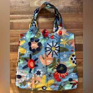 Colorful Abstract Reusable European Tote Bag